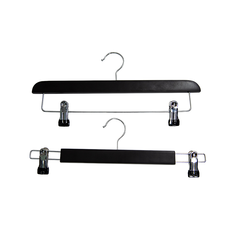Hot selling pant hanger with metal clips