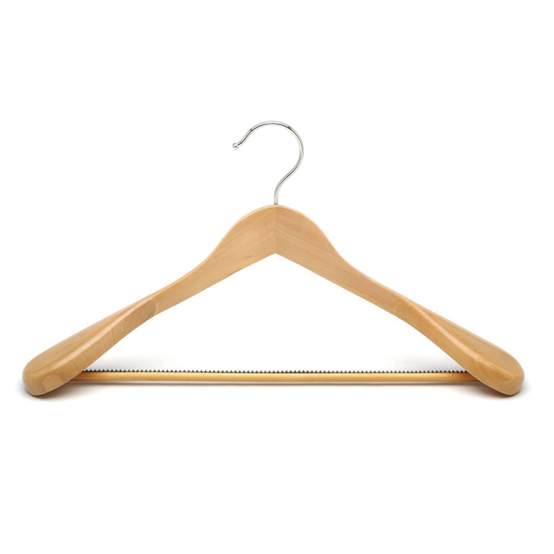 Anti Theft Wooden Hotel Suit Hanger