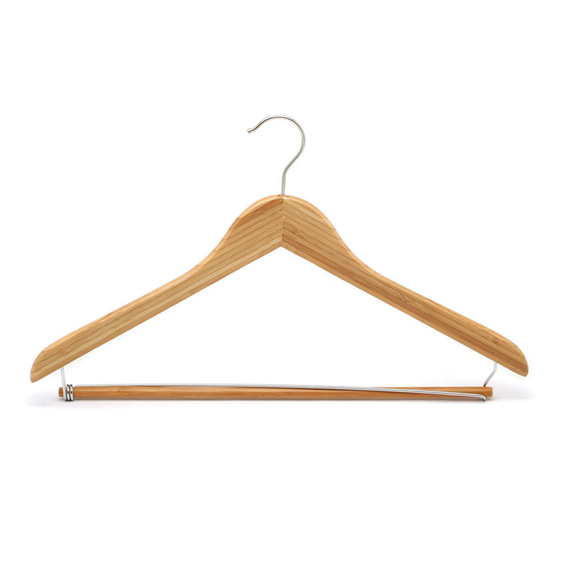 wooden bamboo coat clothes drying hanger