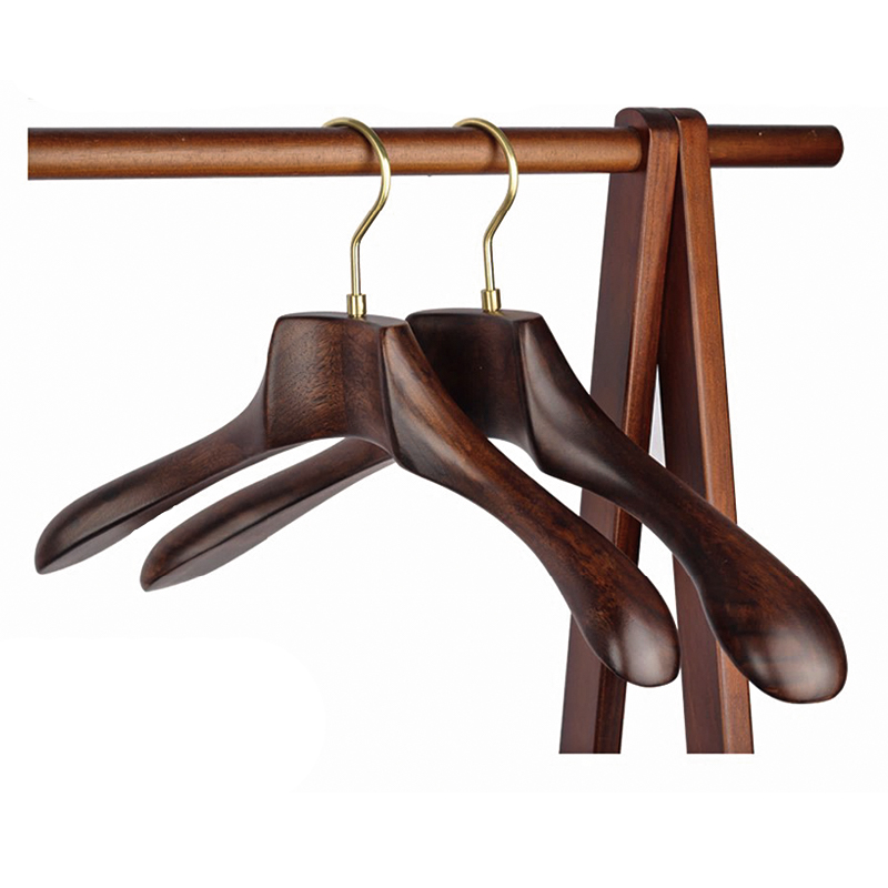 Clothes suit wood hanger