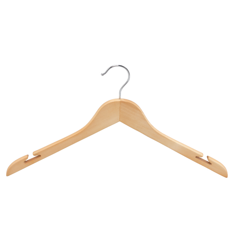 Custom Private Label Wooden Hangers Luxury Hotel Hanger For Suit