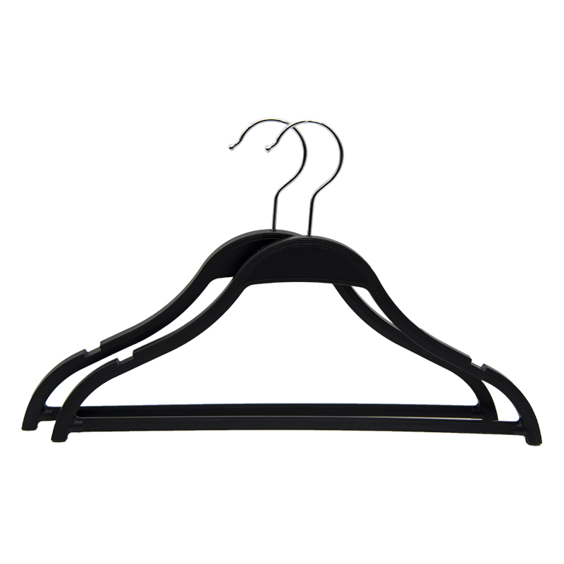 Durable White Plastic Shirt Hanger Coat Hangers